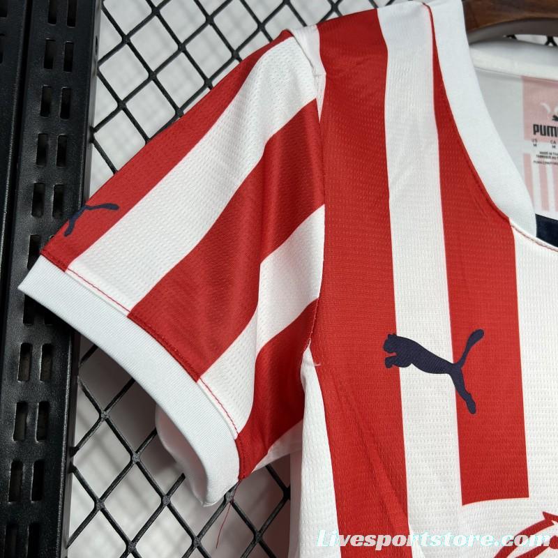 24/25 Women Chivas Guadalajara Home Jersey