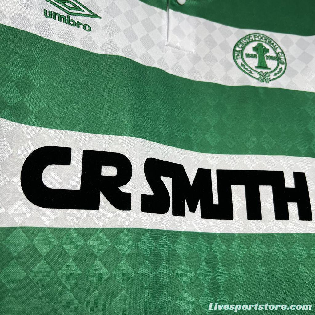 Retro 87/88 Celtic Home Jersey