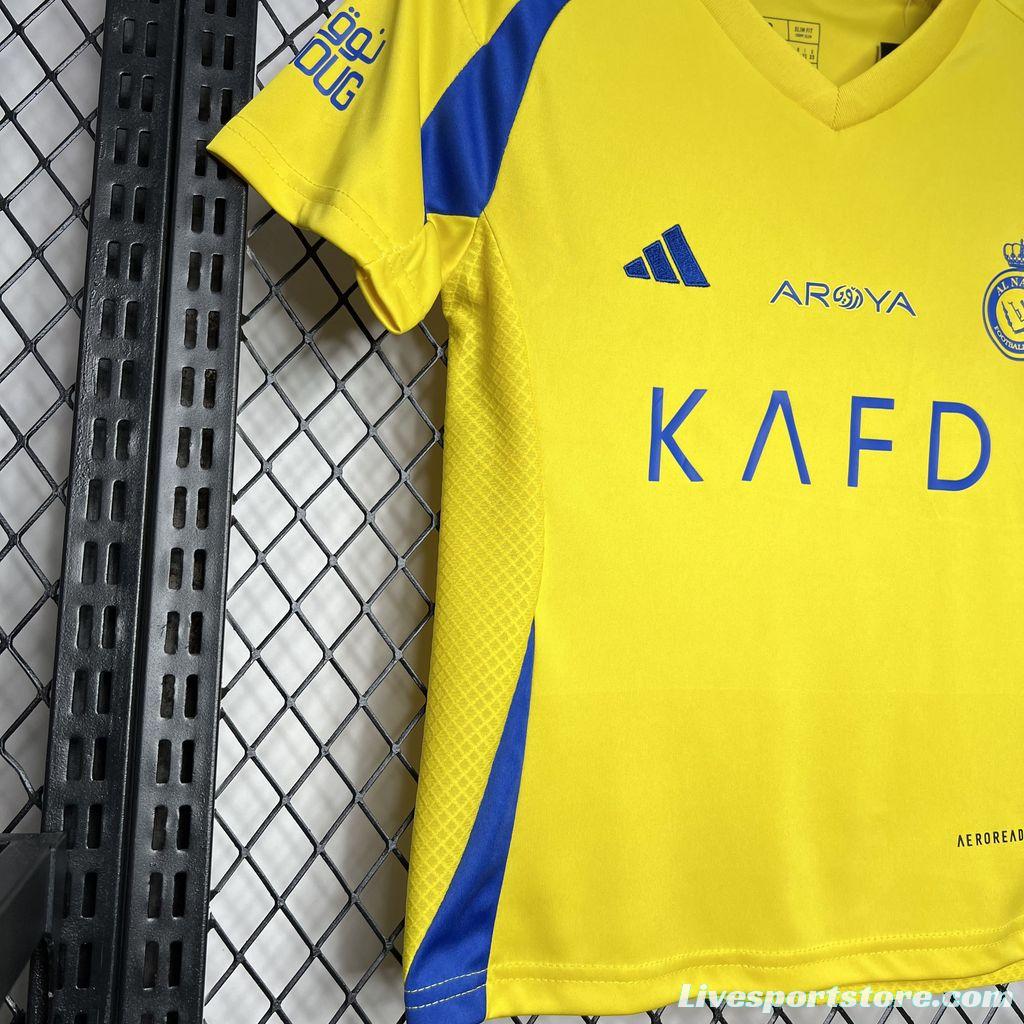 24/25 Kids Al-Nassr Home Jersey