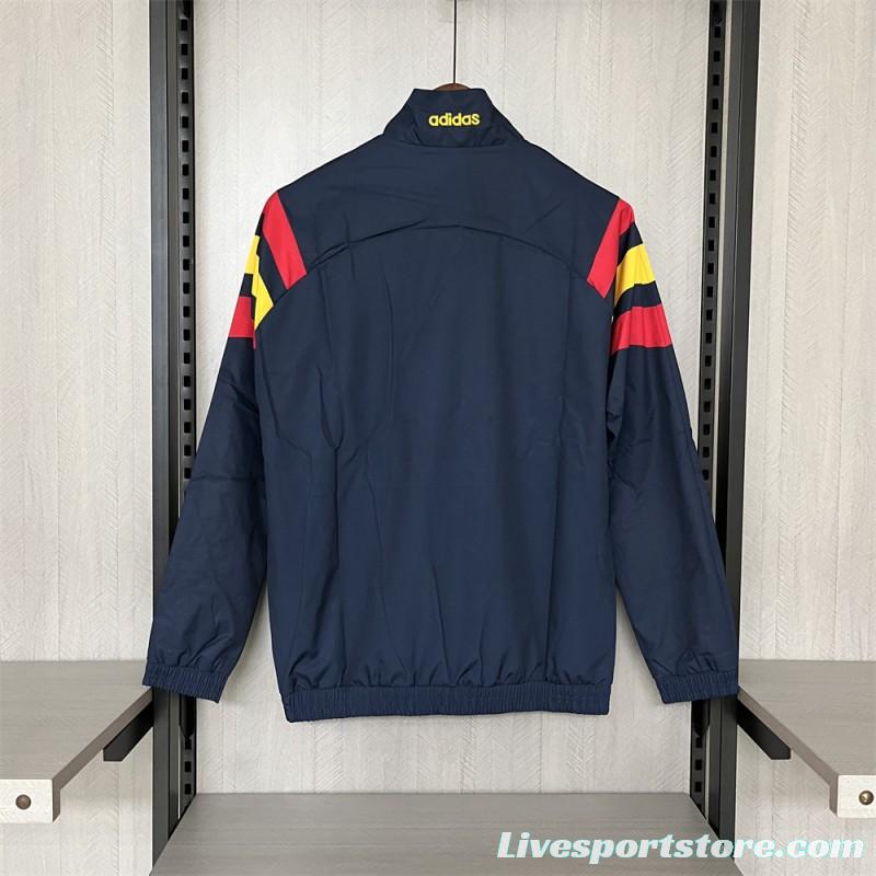 2024 Spain Navy Windbreaker