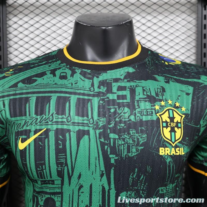 Player Version 2024 Brazil Green Special Jersey