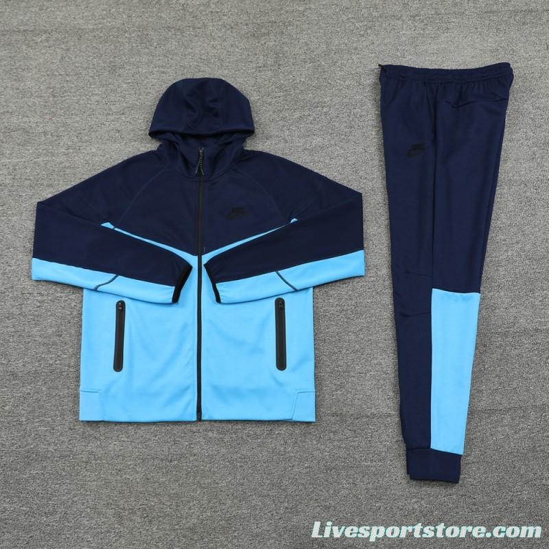 2024 NIKE Navy/Blue Full Zipper Jacket +Long Pants