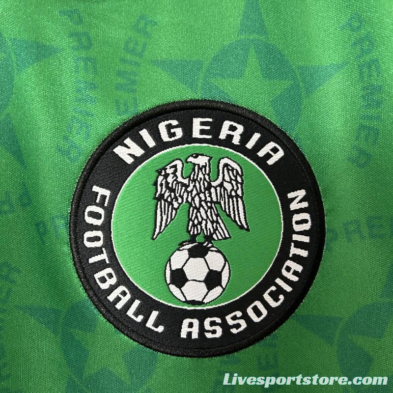 Retro 94/95 Nigeria Home Jersey