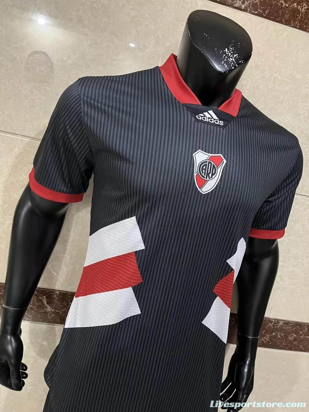 Player Version 22/23 Adidas CA River Plate Icon Black Jersey