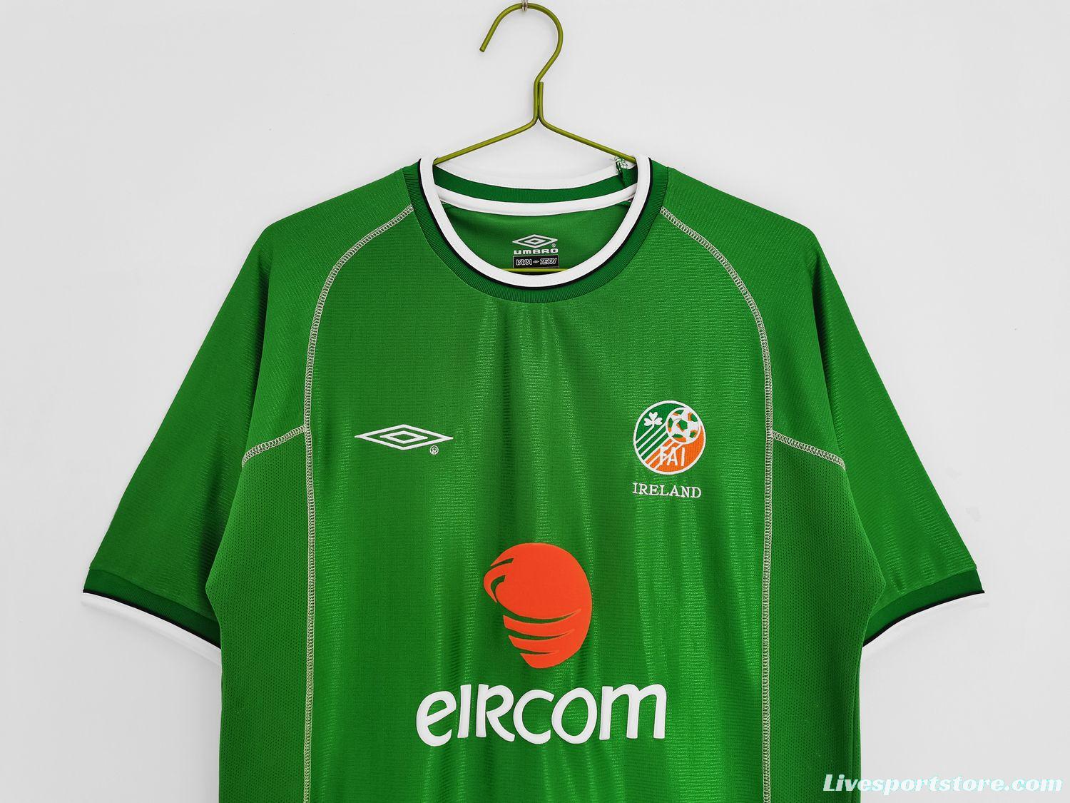 Retro 2002 Ireland Home Jersey