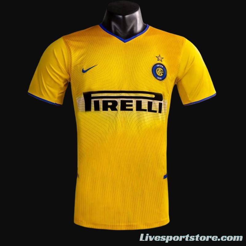 Retro 02/03 Inter Milan Third Yellow Jersey