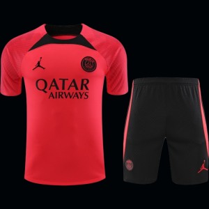 23-24 PSG Carmine Short Sleeve+Shorts