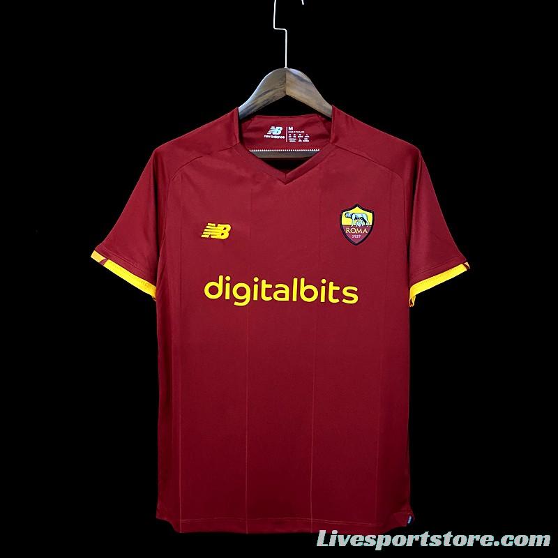 Retro 21/22 AS Roma Home Jersey