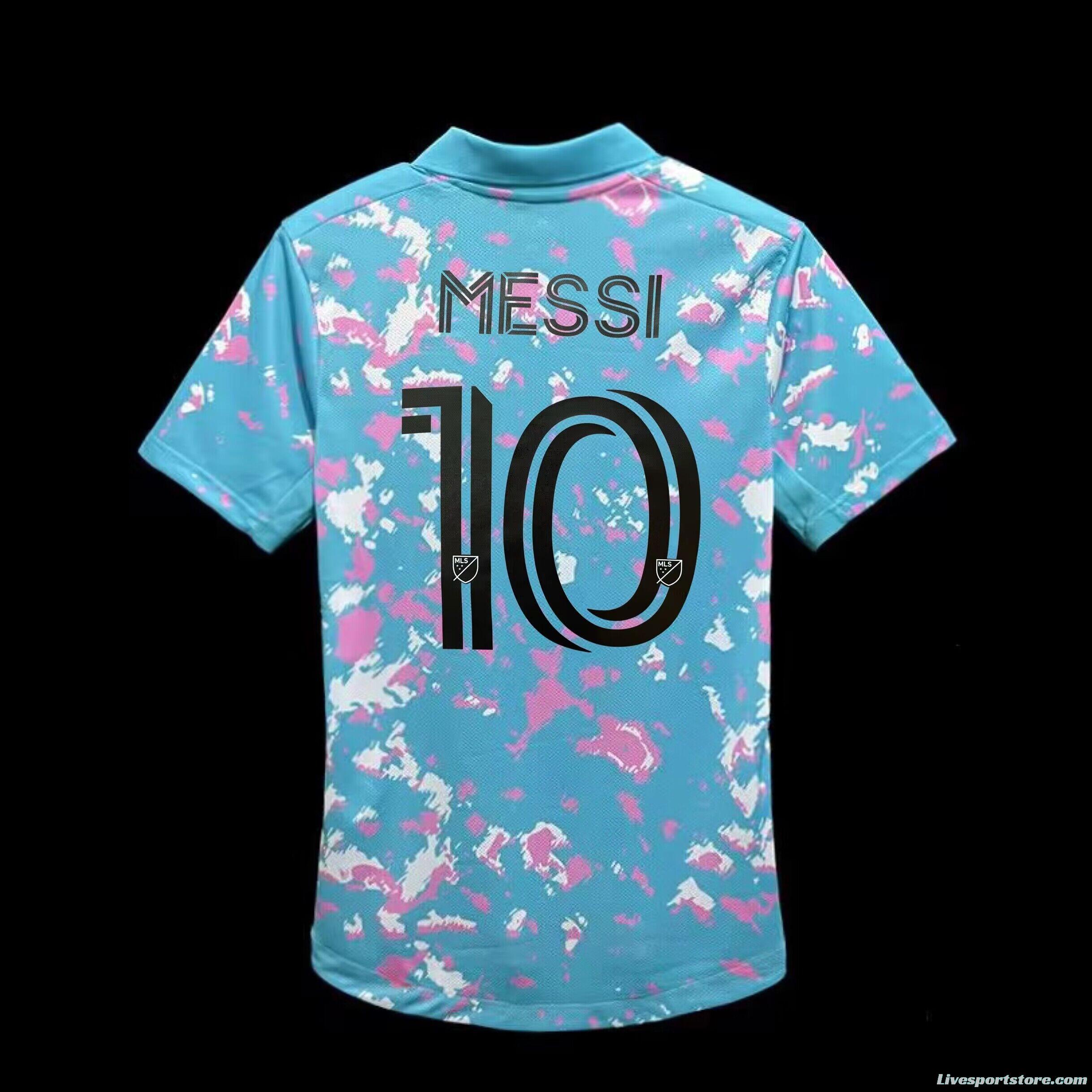 Player Version 23/24 Inter Miami MESSI Third Blue Jersey