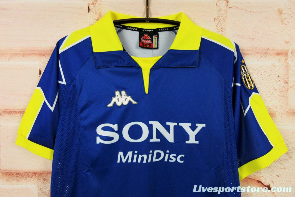 Retro 97/98 Juventus Third Blue Jersey