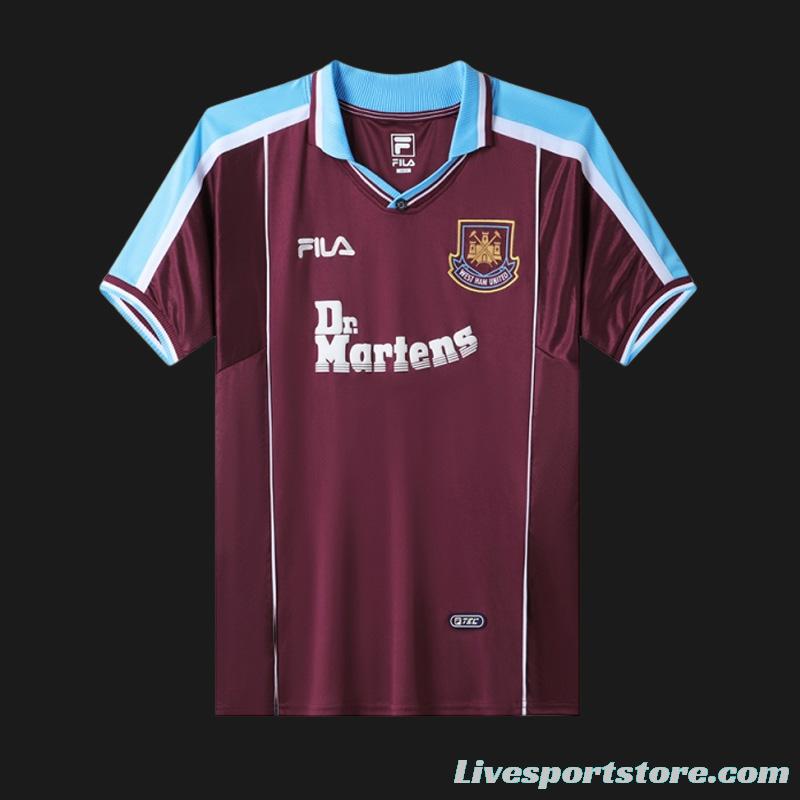 Retro 99/01West Ham United Home Jersey