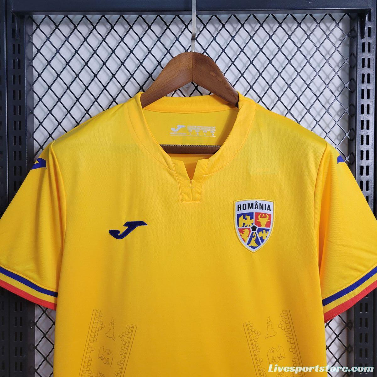 2023 Romania Home Jersey