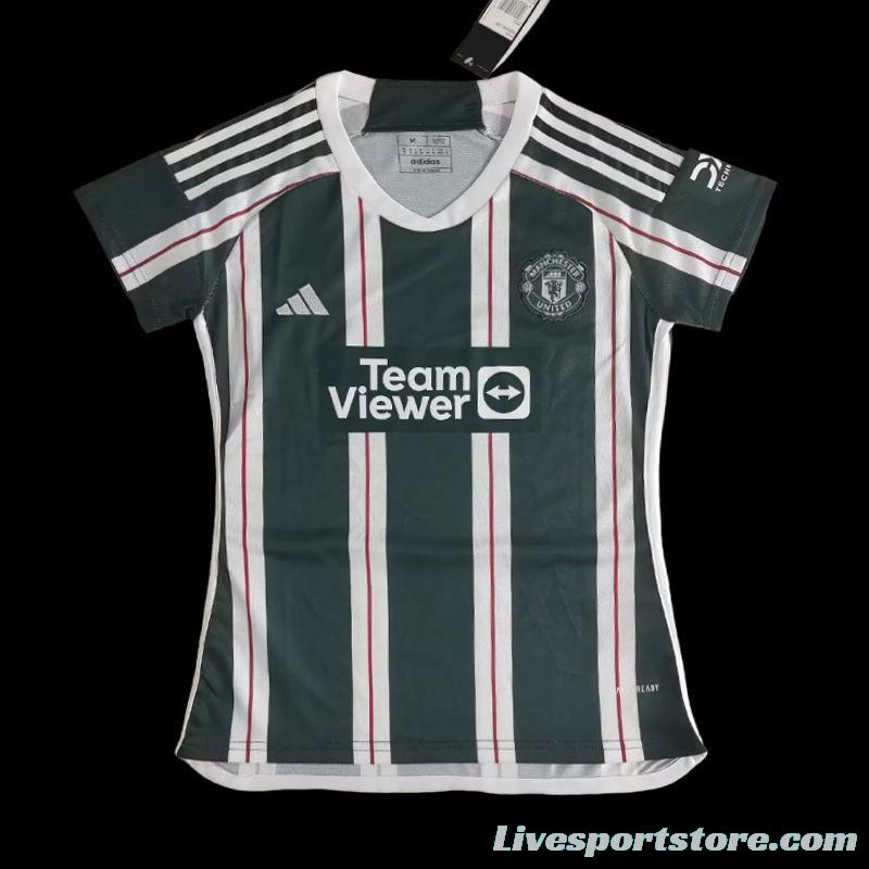 23/24 Women Manchester United Away Jersey