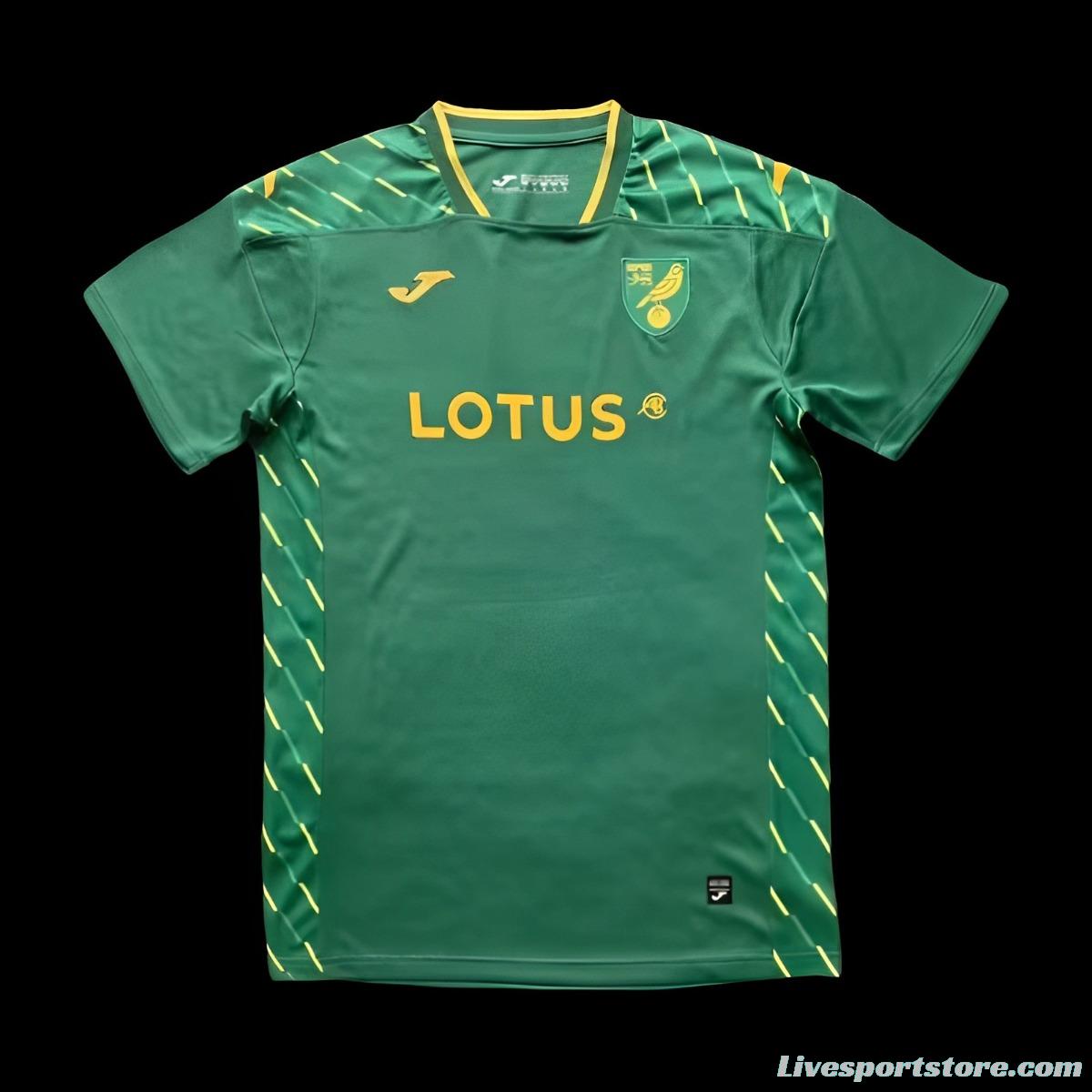 23/24 Norwich City Away Green Jersey