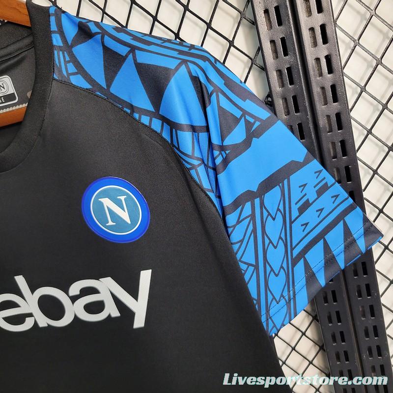 23/24 Napoli Blue/Black Jersey