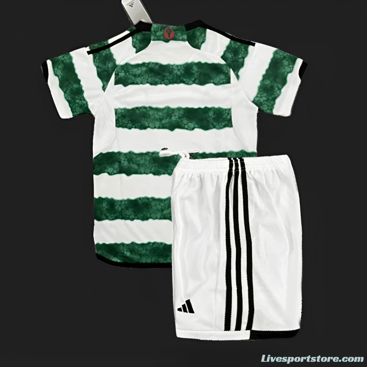 23/24 Kids Celtic Home Jersey