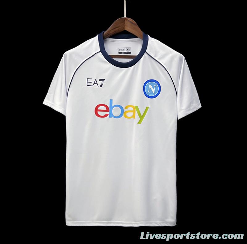 23/24 Napoli White Training Jersey