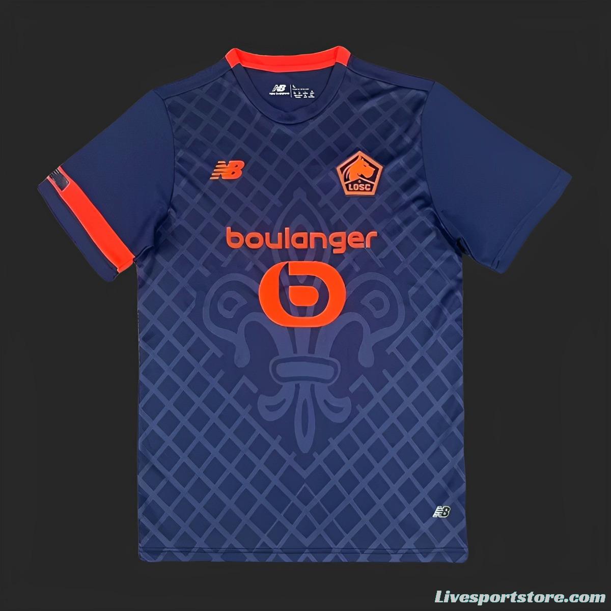 23/24 Lille Third Blue Jersey