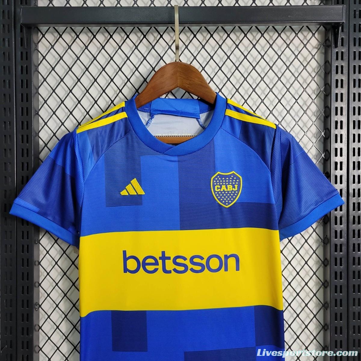 23/24 Kids Boca Juniors Home Jersey