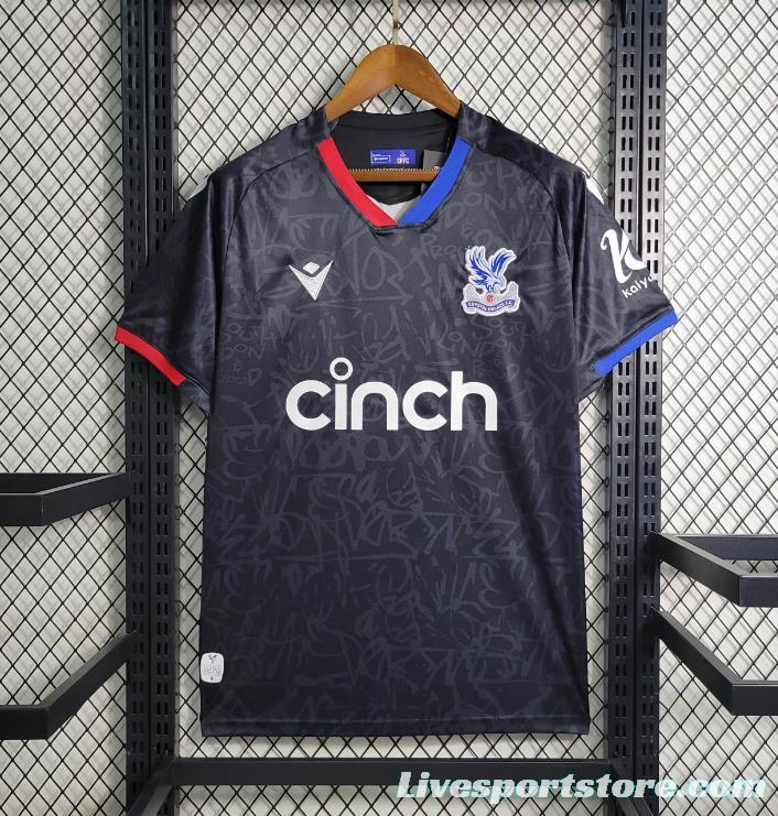 23/24 Crystal Palace Third Black Jersey