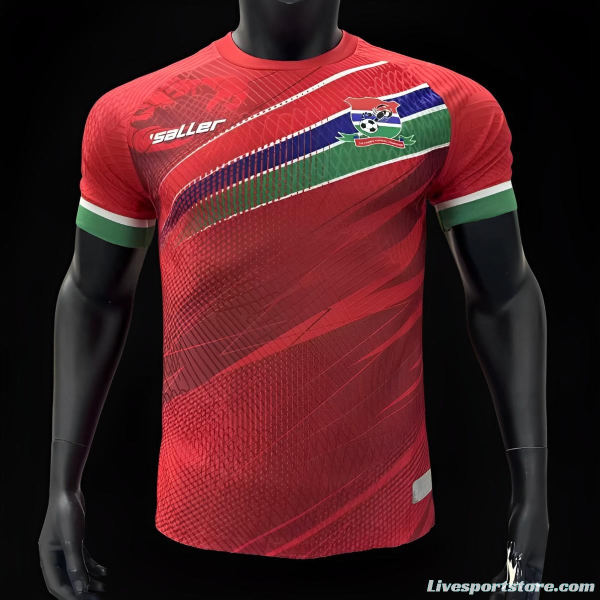 Player Version 2023 Gambia Home Jersey