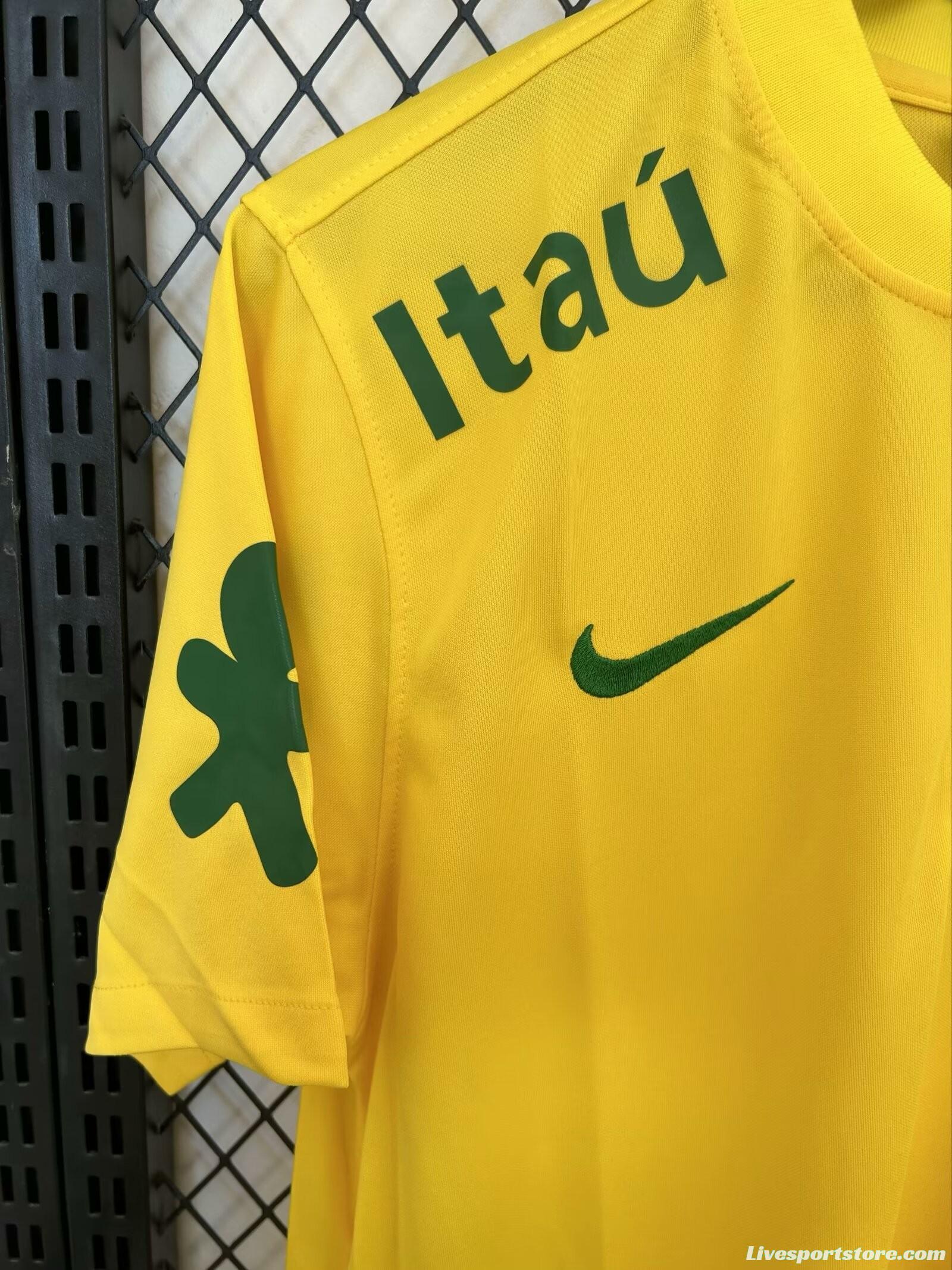 2022 Brazil Yellow POLO Jersey