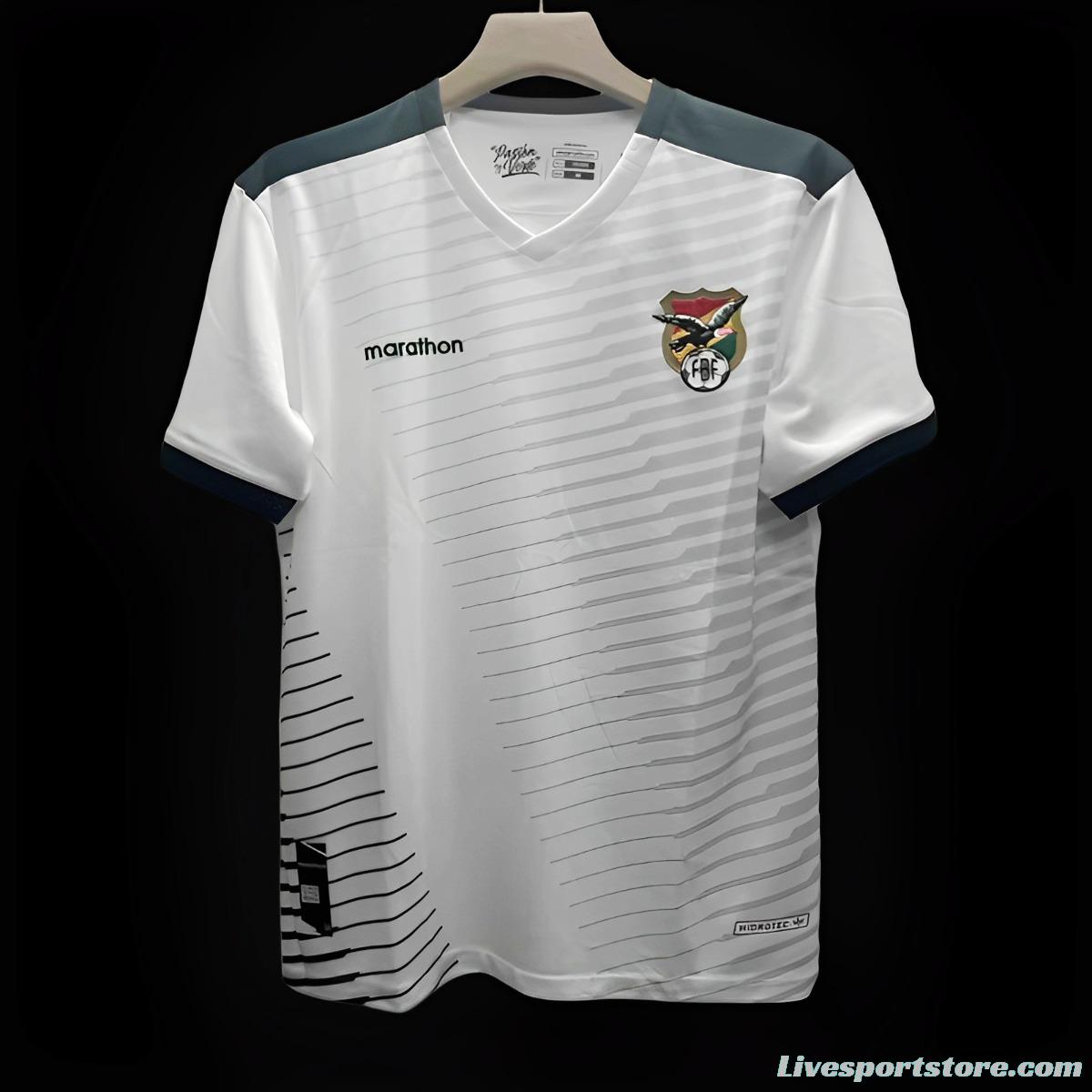 2023 Bolivia White Jersey