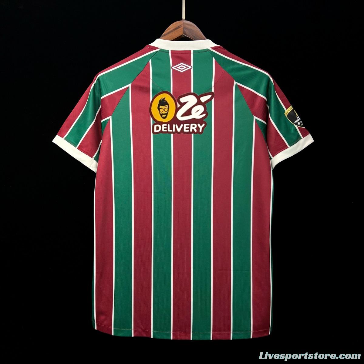 23/24 Fluminense Home Final Match Jersey With All Sponsors And Patch