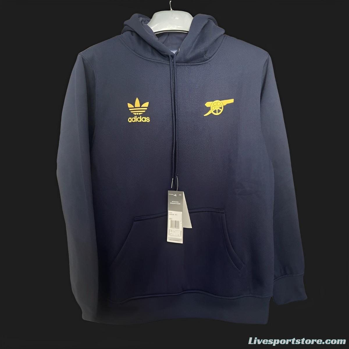 23/24 Arsenal Navy Hoodie Jacket