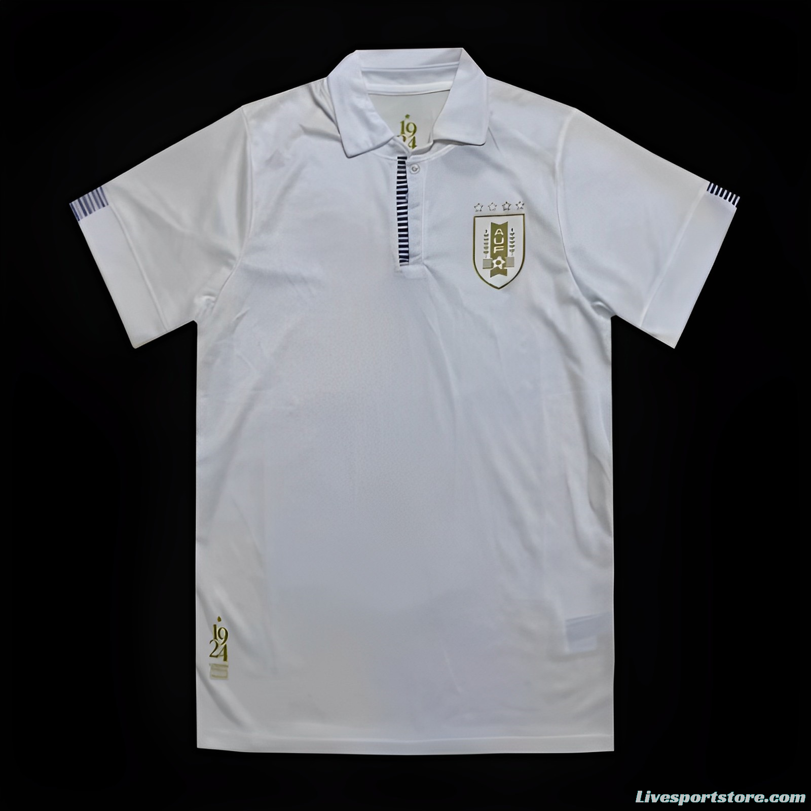 2024 Uruguay Away White Jersey