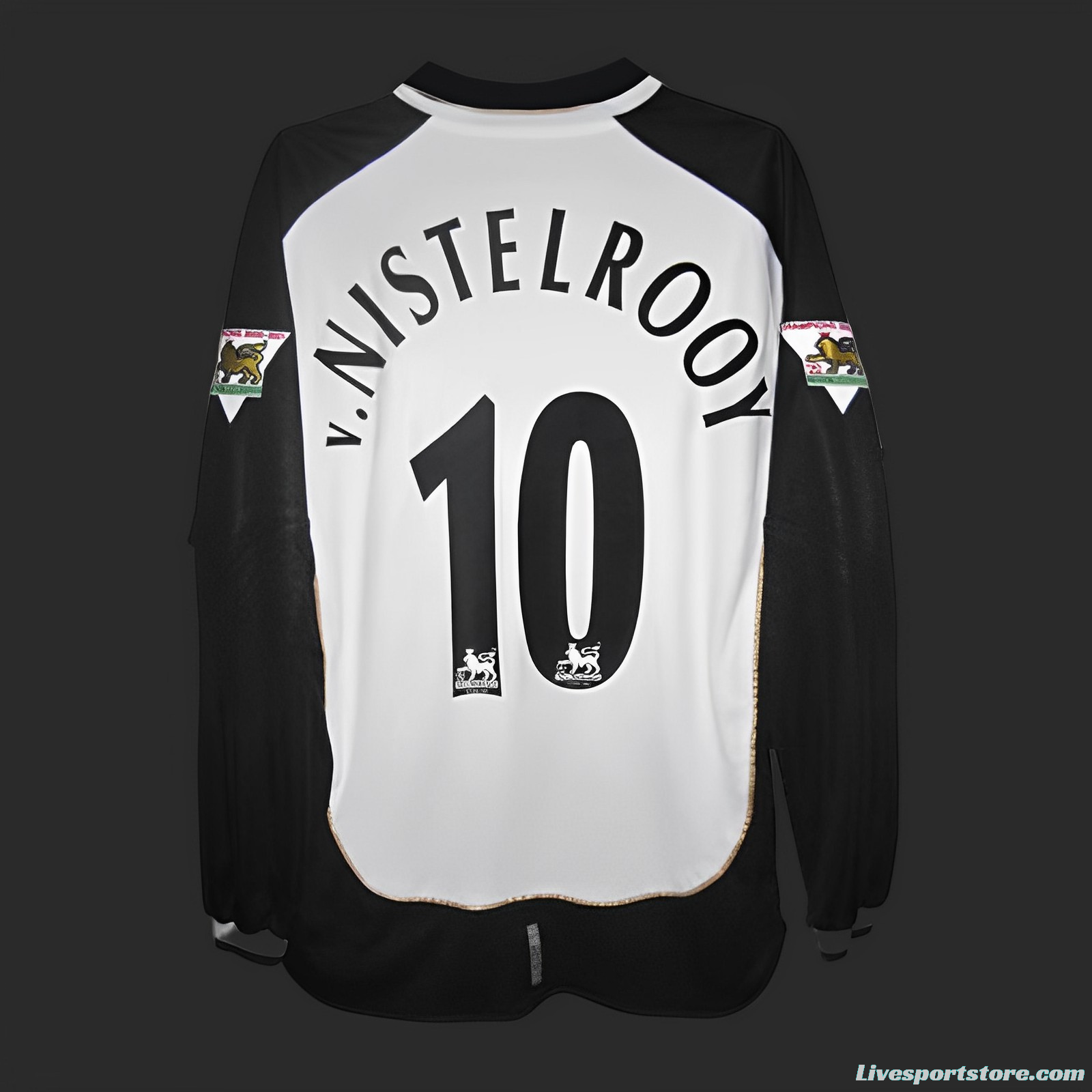 Retro 01/02 Manchester United Third Centenary Long Sleeve Reversible Jersey