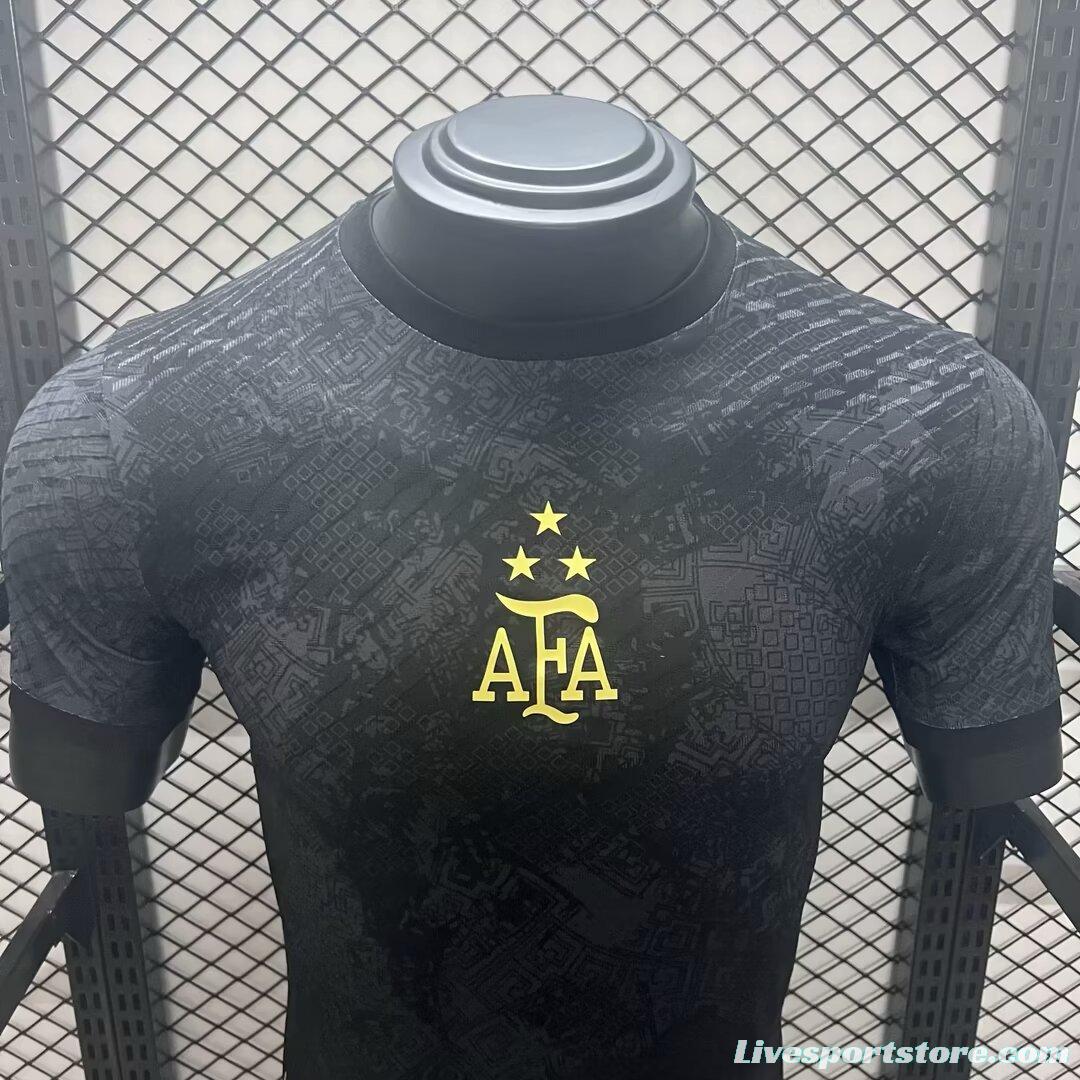 3 Stars 2023 Argentina Black Training Jersey