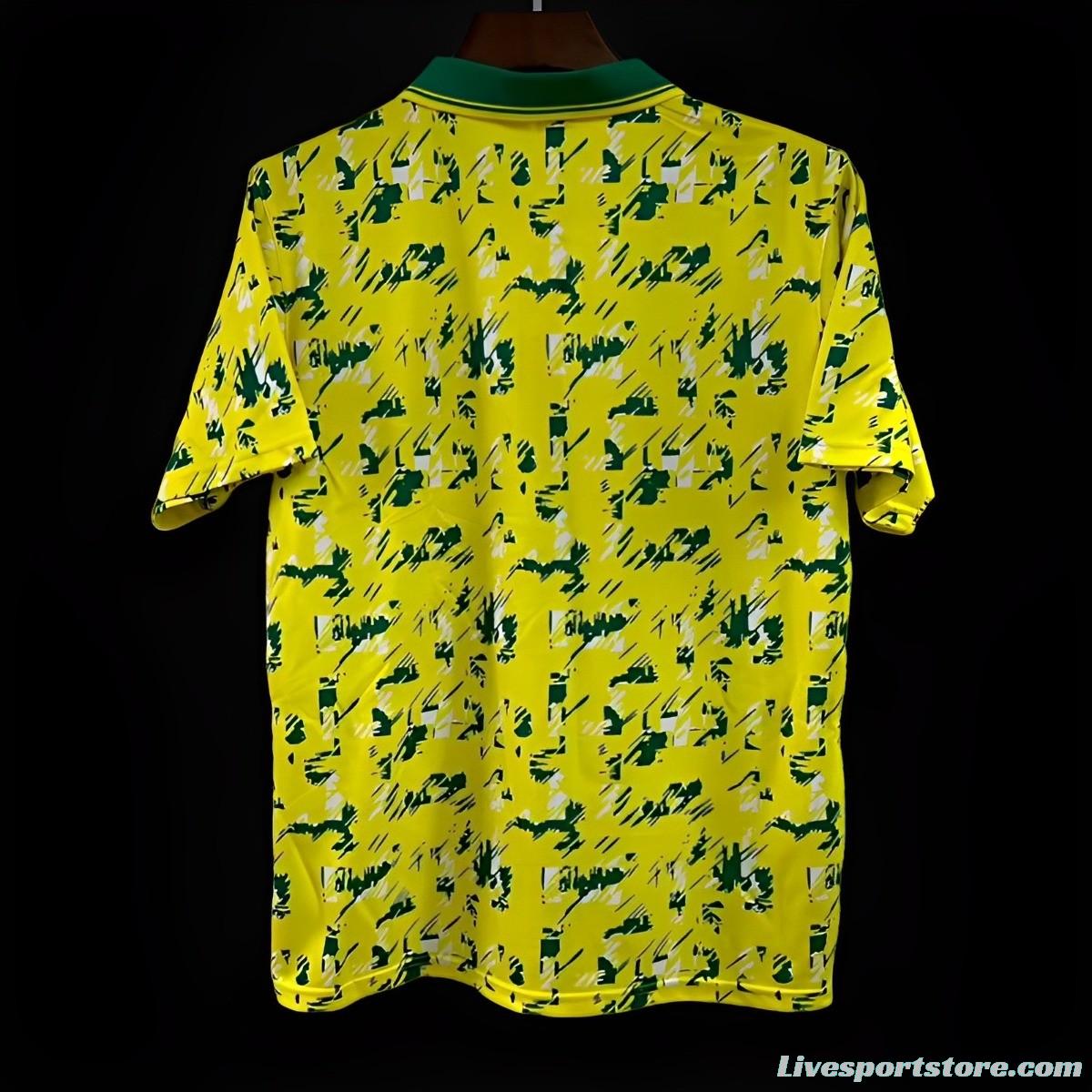 Retro 92/94 Norwich City Home Jersey