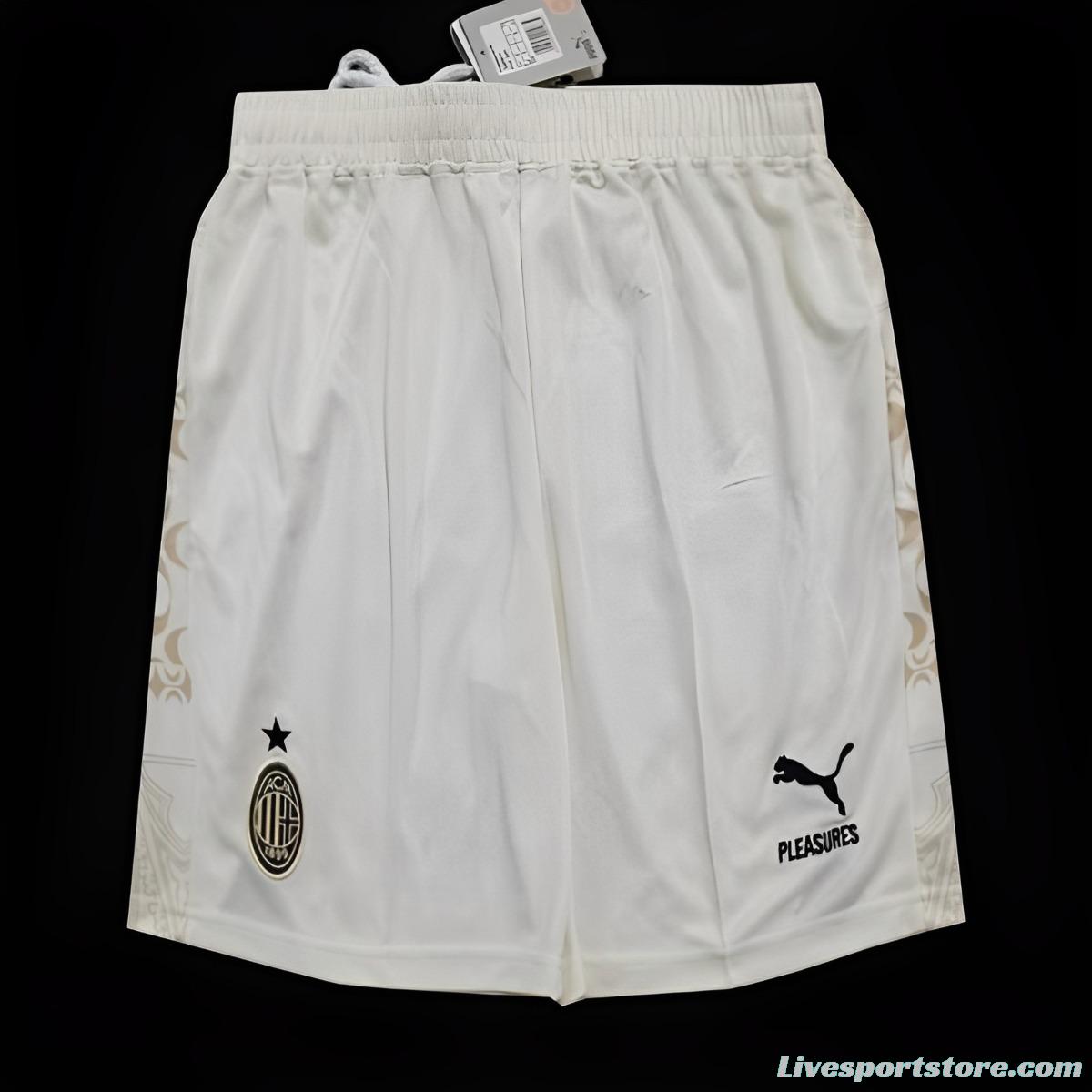 23/24 AC Milan Forth White Shorts