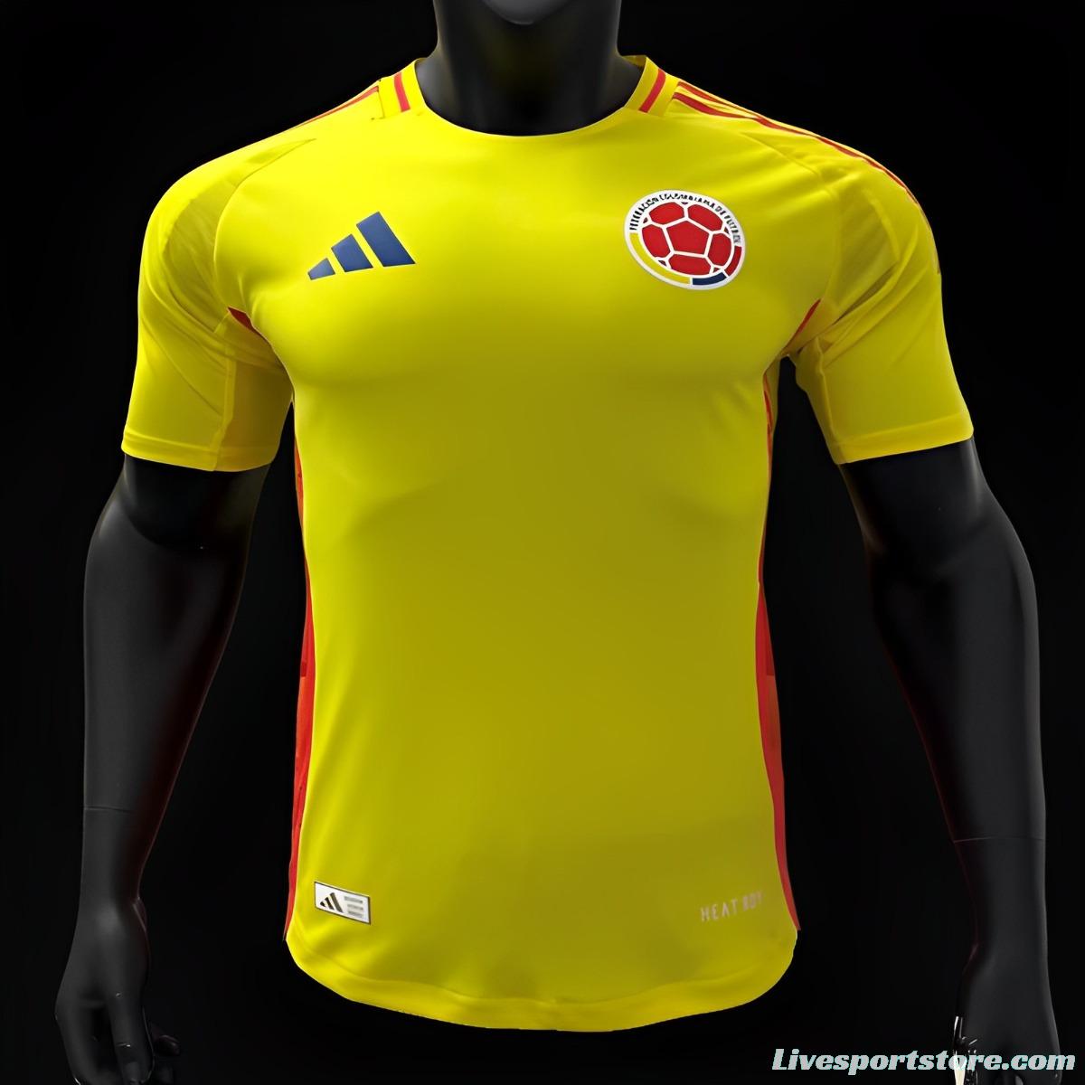 Player Version 2024 Colombia Home Jersey