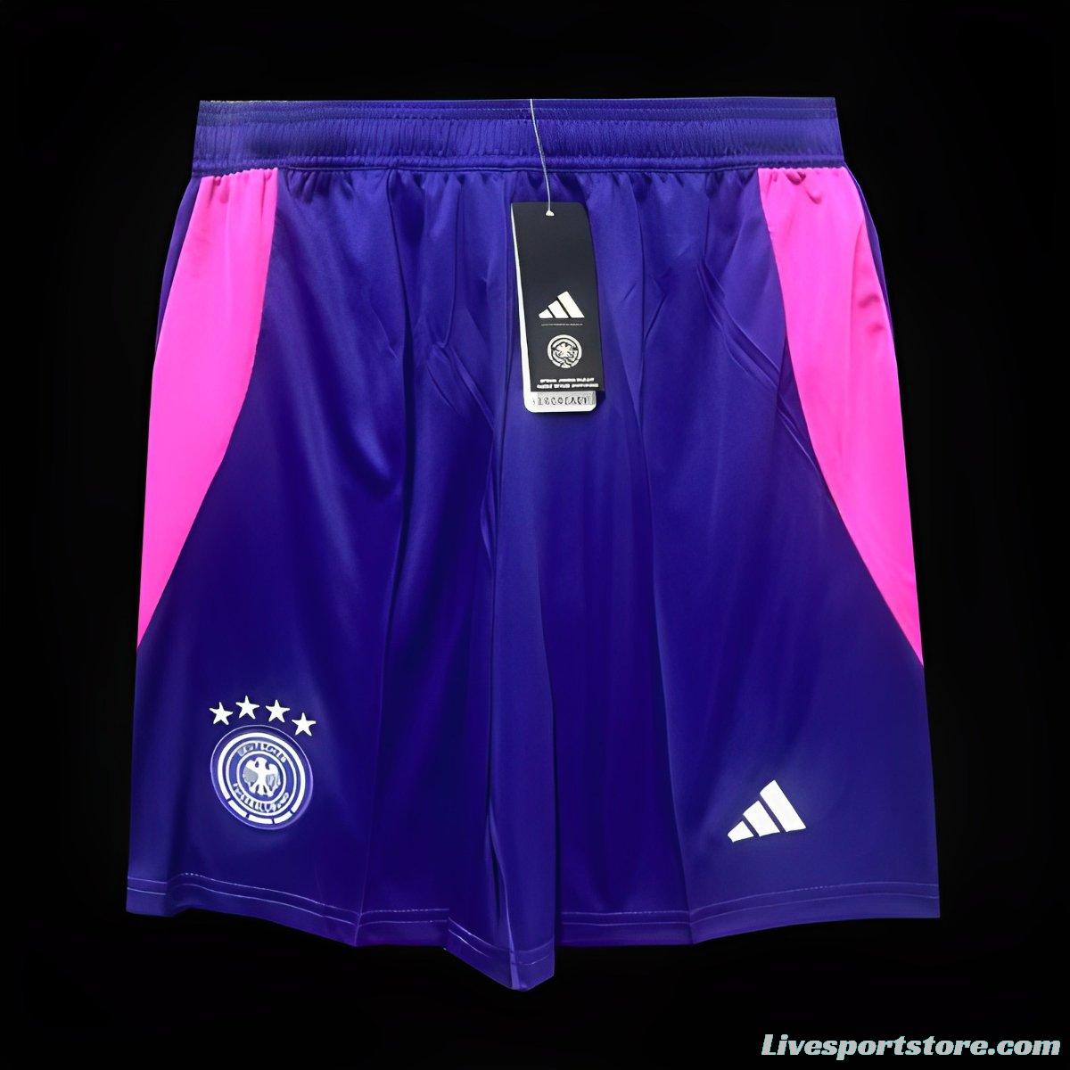 2024 Germany Away Purple Shorts