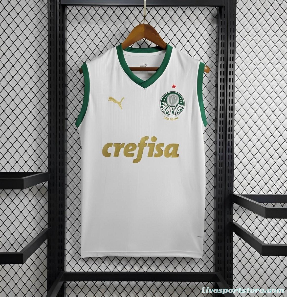 24/25 Palmeiras Away White Vest Jersey