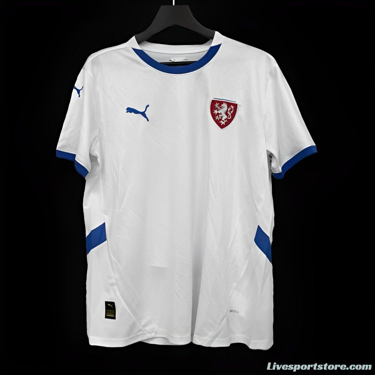 2024 Czech Republic Away White Jersey