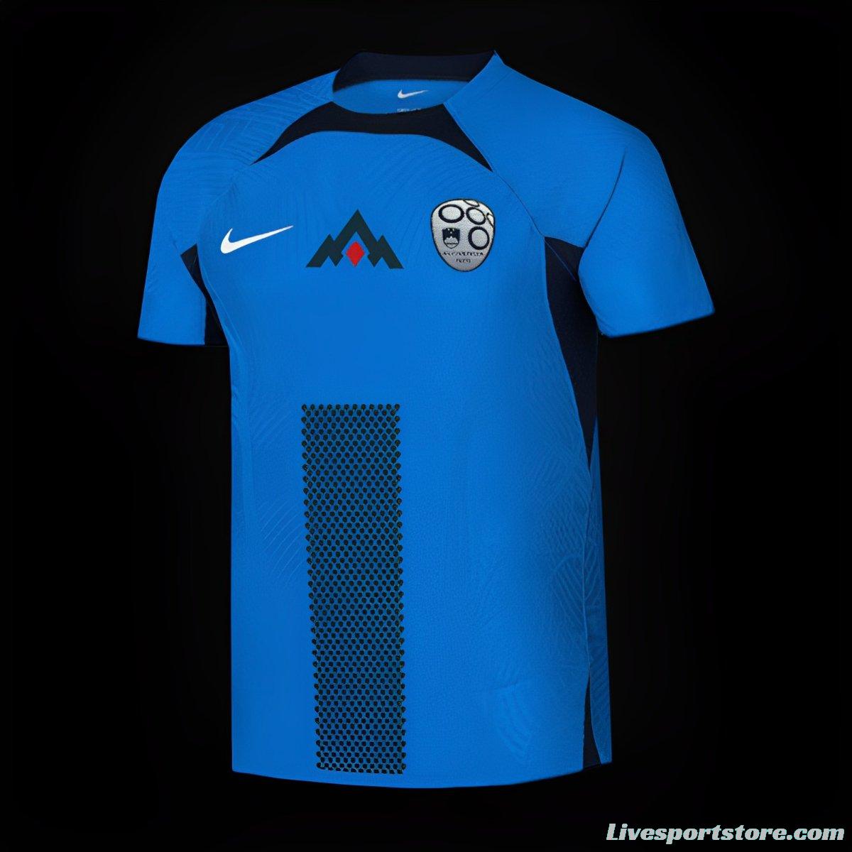 2024 Slovenia Away Blue Jersey