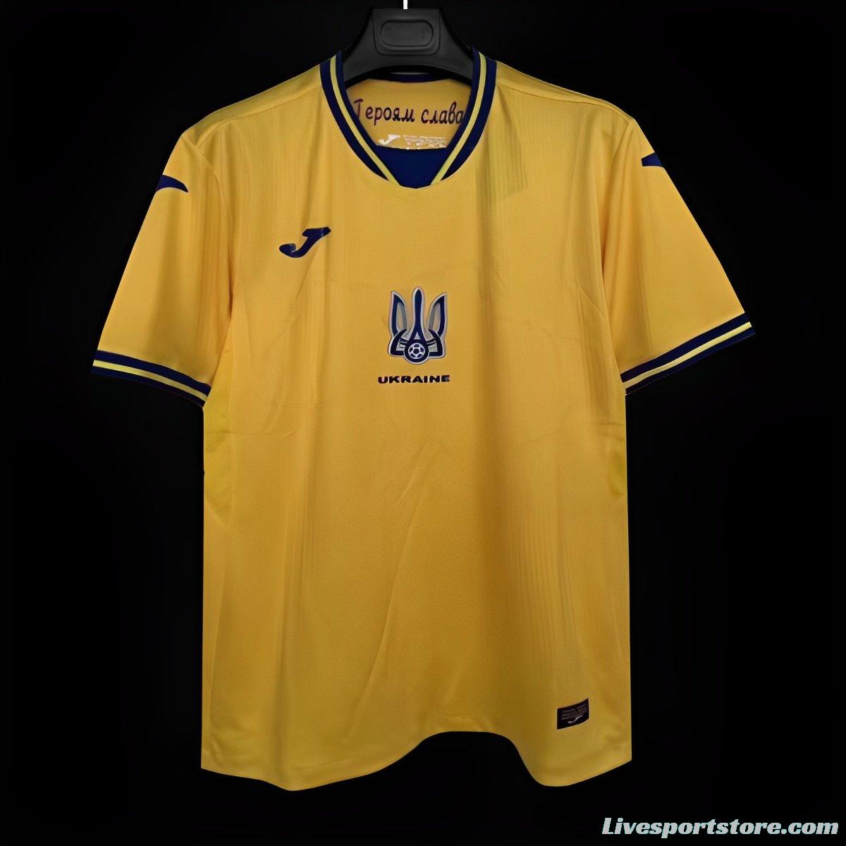 2022 Ukraine Home Jersey