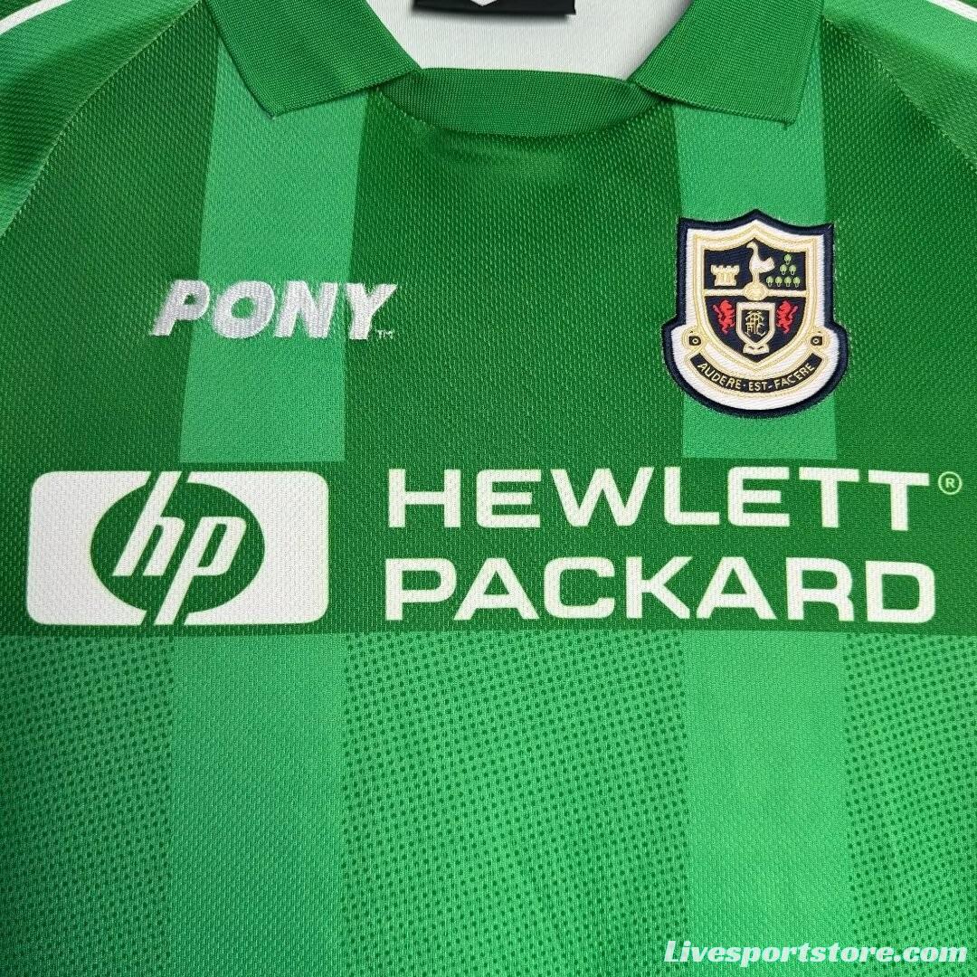 Retro 97/99 Tottenham Hotspur Green Goalkeeper Jersey