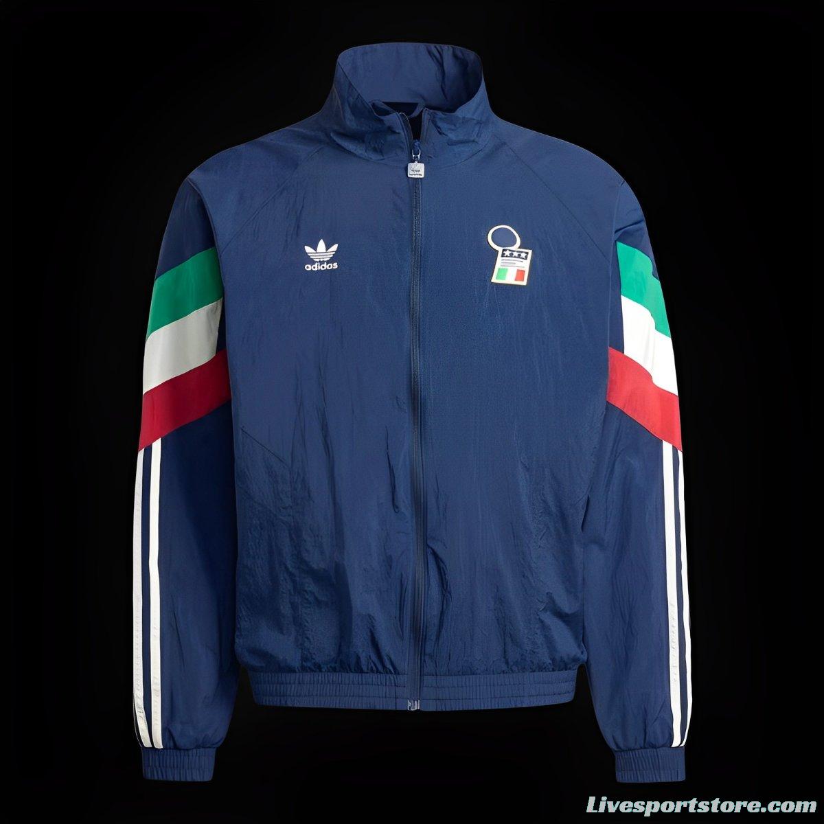 2024 Italy Navy Windbreaker