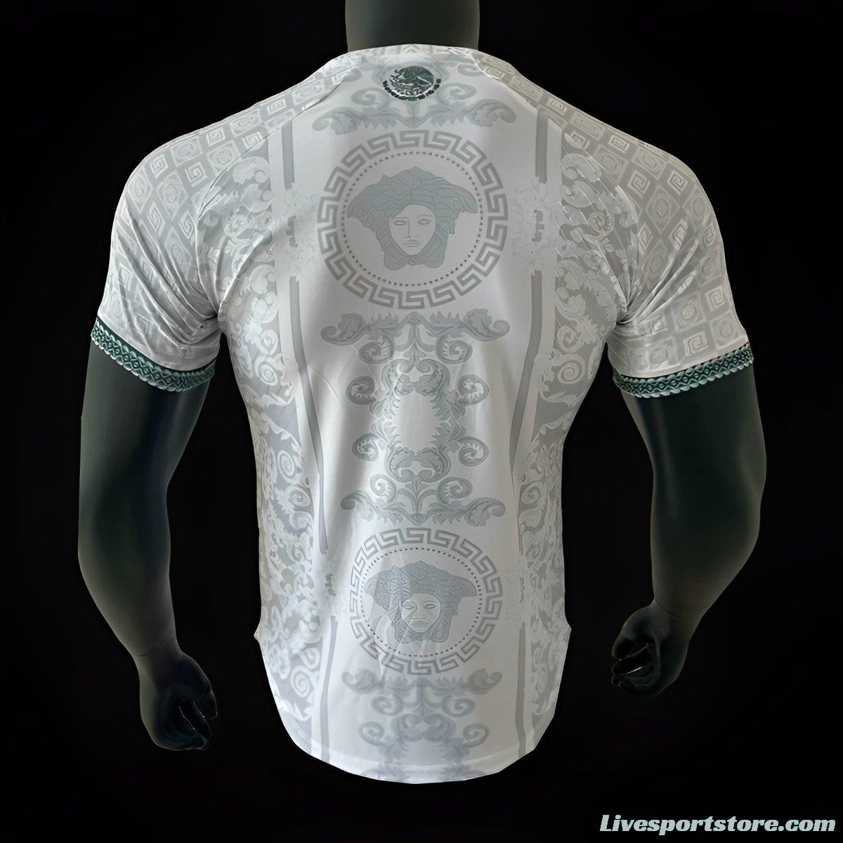 Player Version 2024 Mexico x Versace White Special Jersey