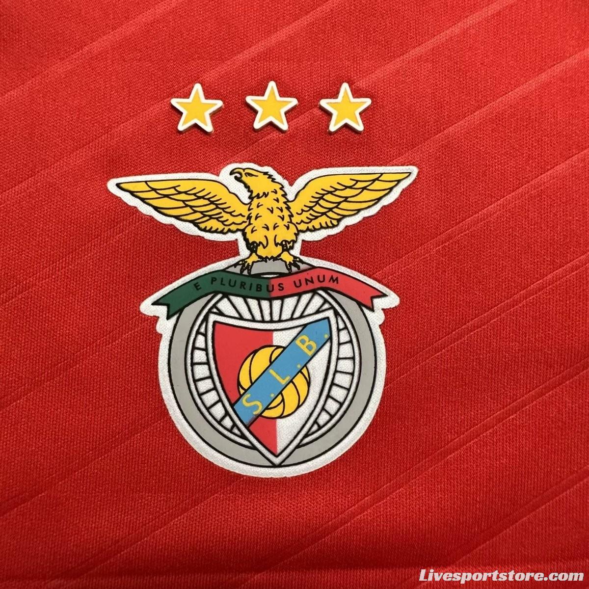 24/25 Kids Benfica Home Jersey