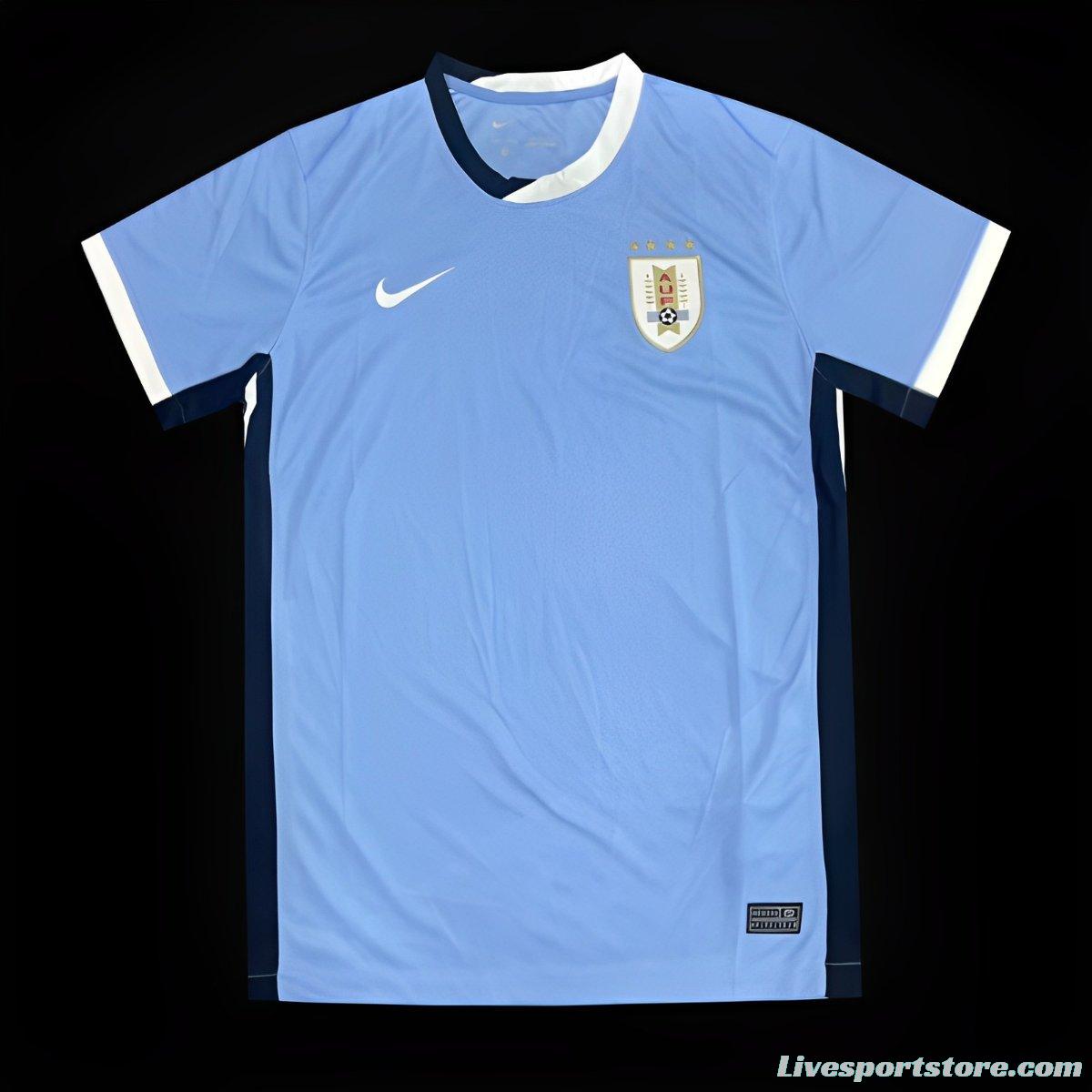 2024 Uruguay Away Blue Jersey