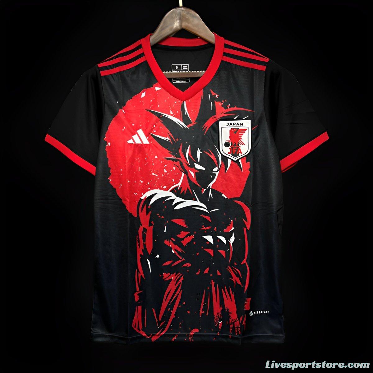 2024 Japan Dragon Ball Goku Red/Black Jersey