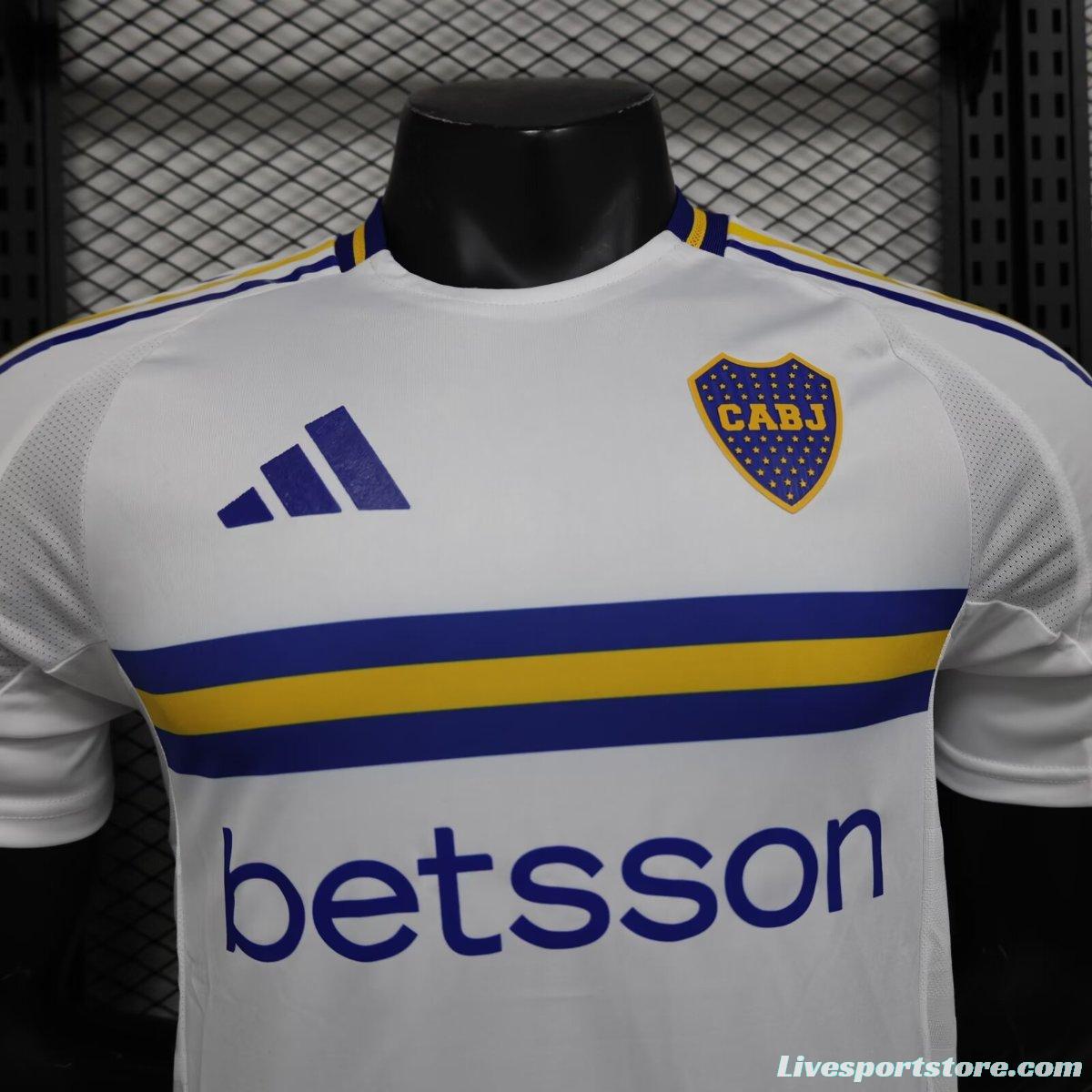 Player Version 24/25 Boca Juniors Away White Jersey