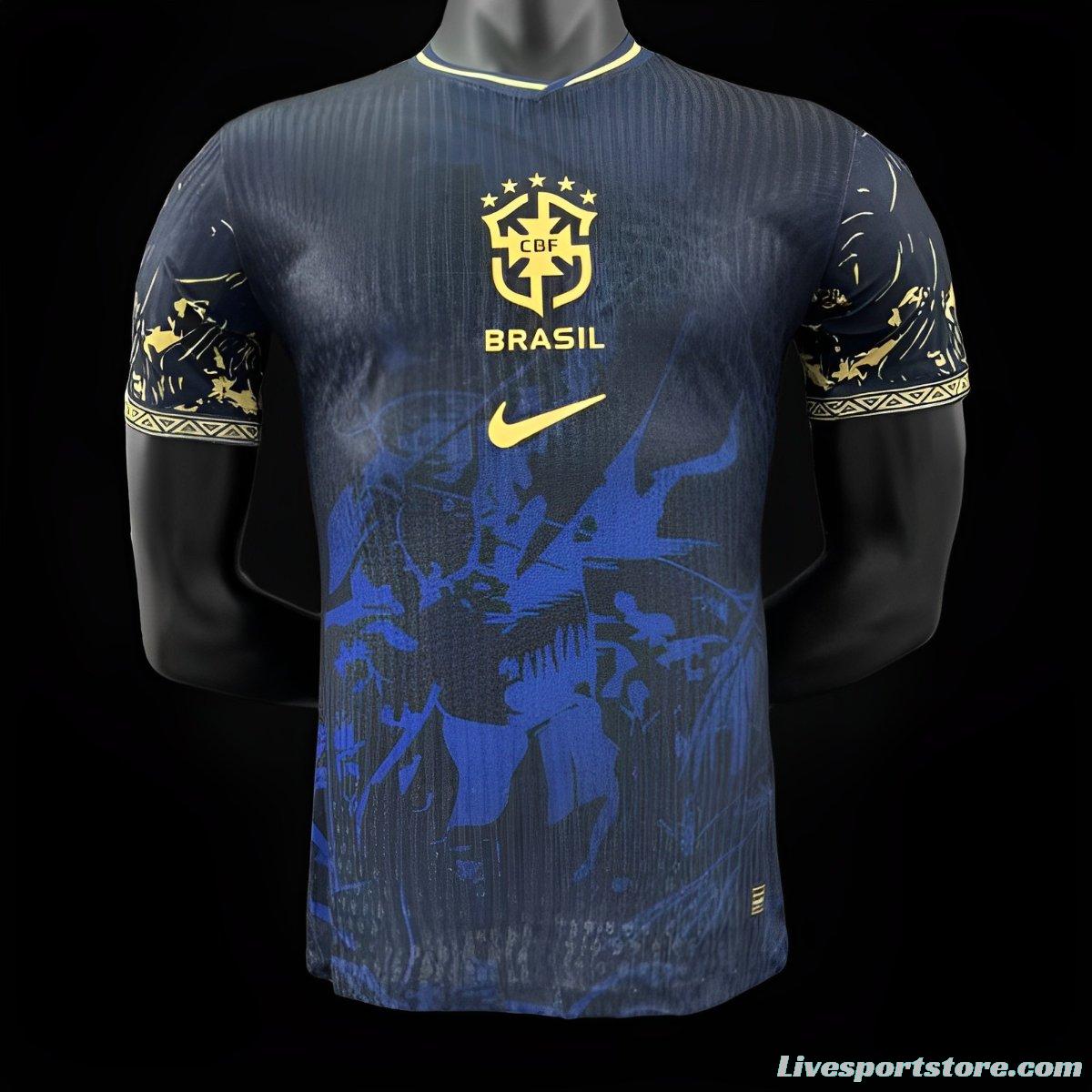 Player Version 2024 Brazil Navy Special Jersey