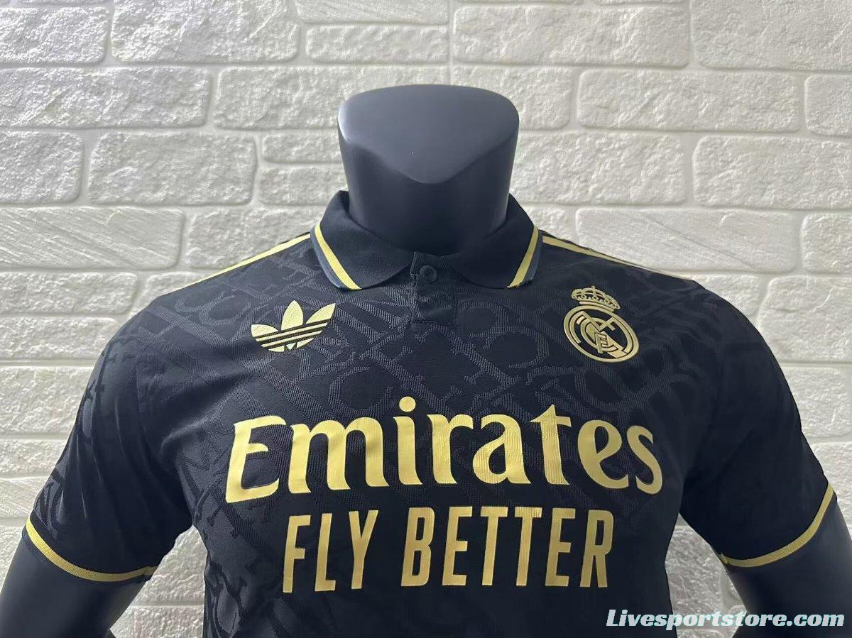 Player Version 24/25 Real Madrid Black Special Pre-Match Jersey