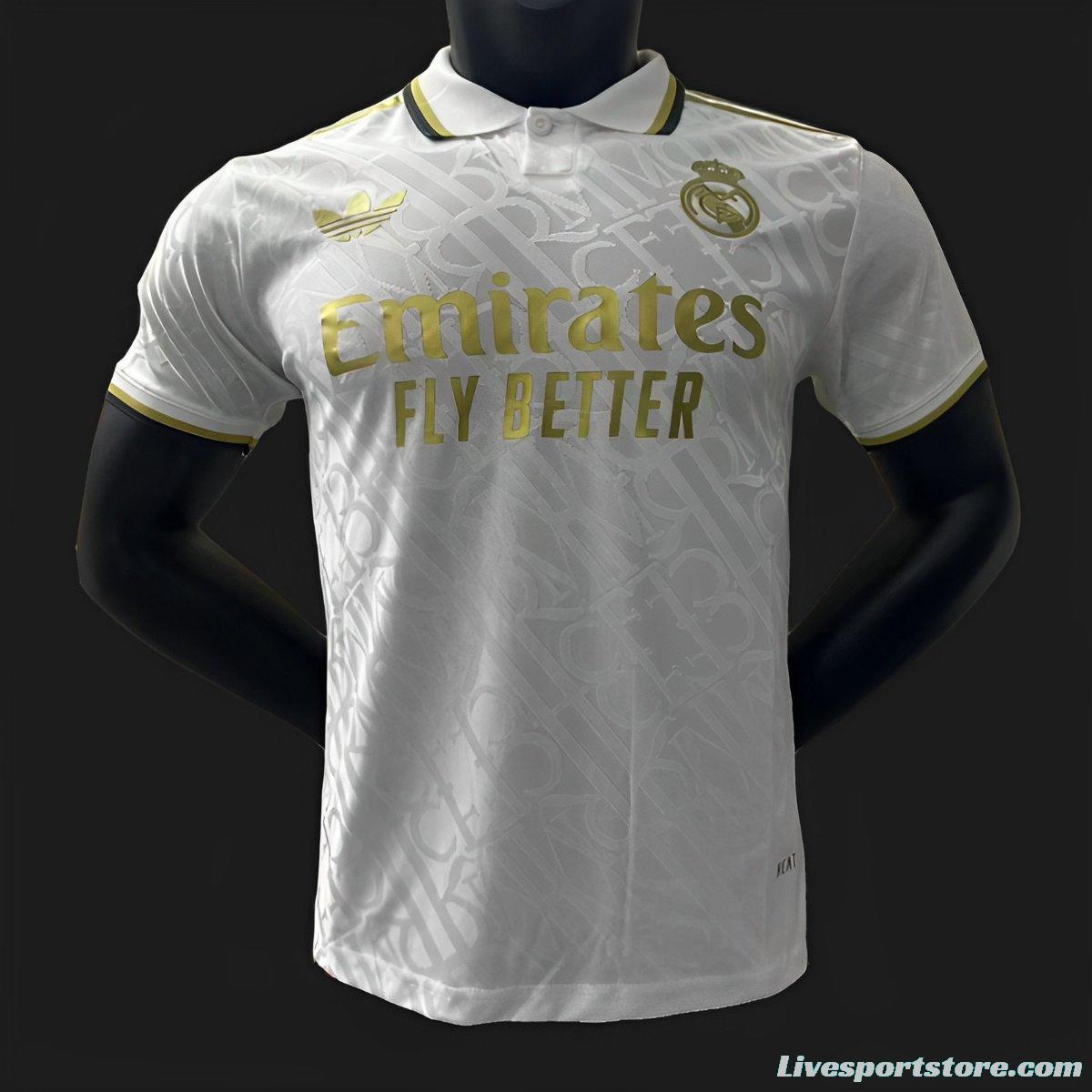 Player Version 24/25 Real Madrid White Special Pre-Match Jersey